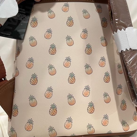 Loungefly Disney Lilo & Stitch Pineapple Mini Backpack NWT 🍍🌴 - Picture 8 of 9